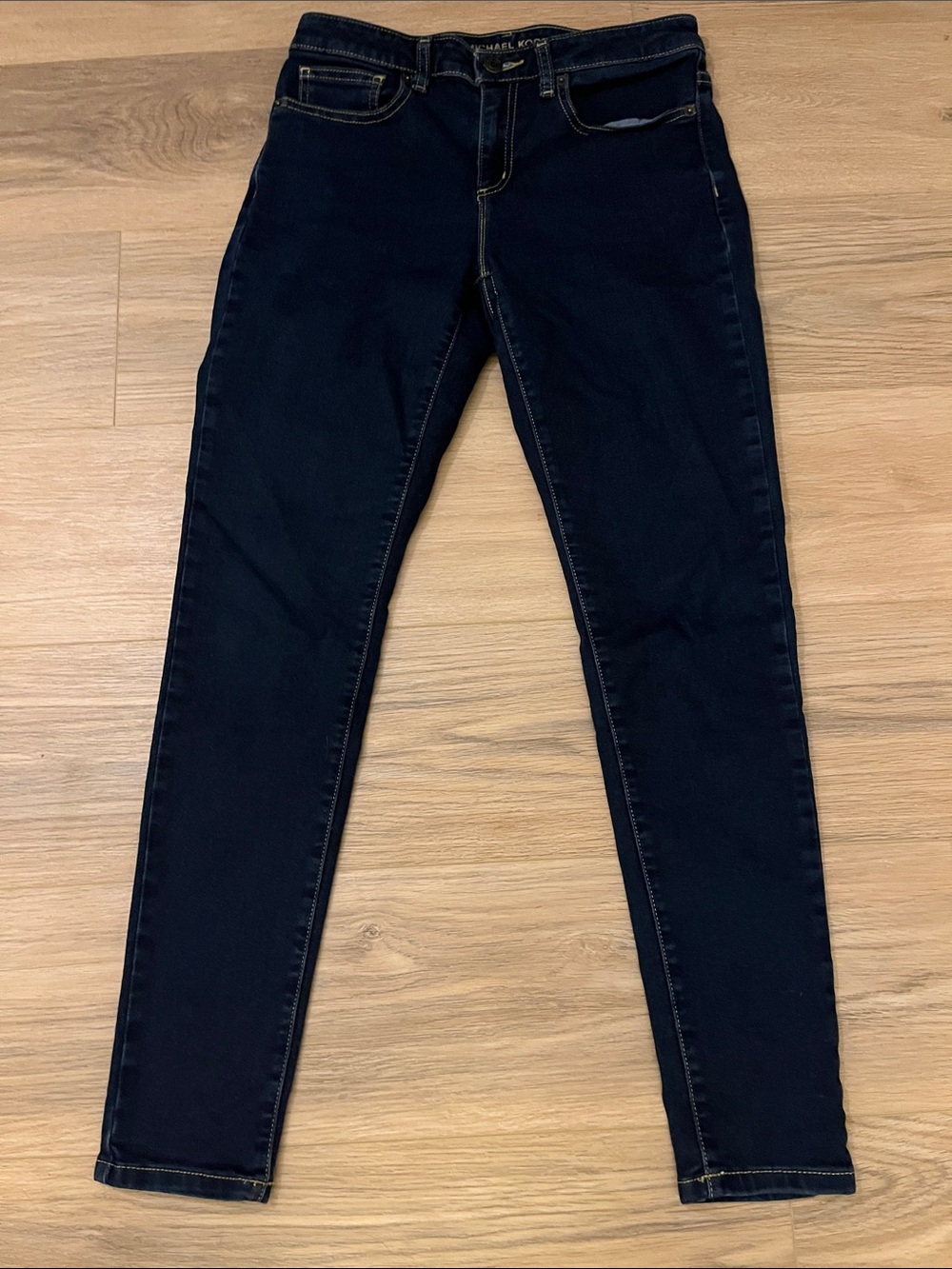 Michael Kors Dark Blue Izzy Skinny Jeans